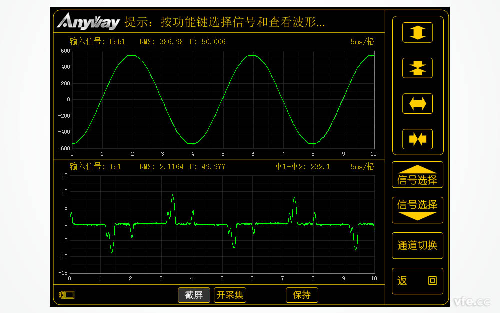 低壓變頻器輸入電流、電壓