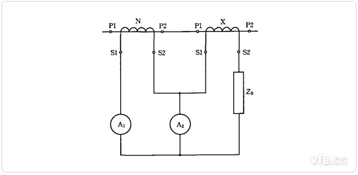 電流互感器復(fù)合誤差測(cè)量電路圖 電流互感器復(fù)合誤差測(cè)量電路圖