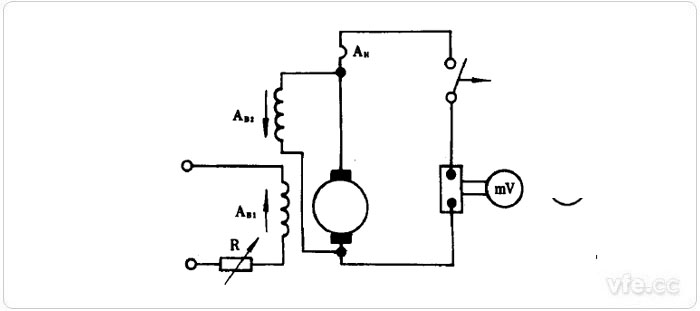 將一半主極繞組反接的短路試驗方法電路原理圖 將一半主極繞組反接的短路試驗方法電路原理圖