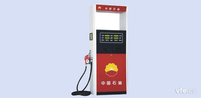 加油站的油表 加油站的油表
